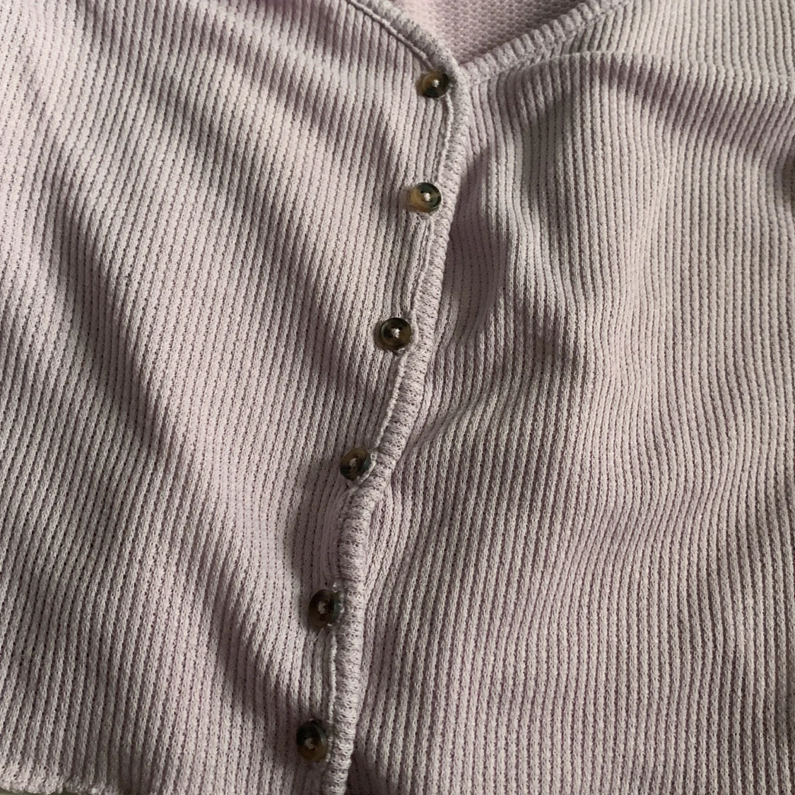 Ljuslila ribbad topp från H&M Divided - 3