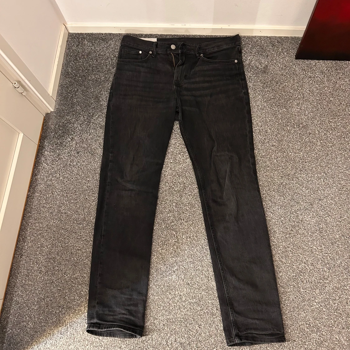 Svarta H&M jeans slim fit
