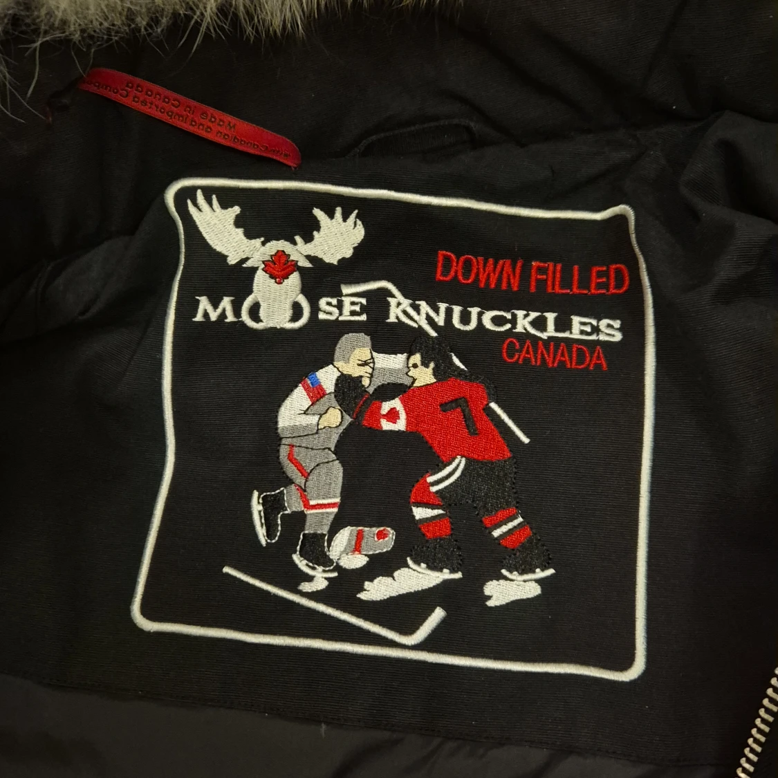 Svart dunjacka Moose Knuckles - 2