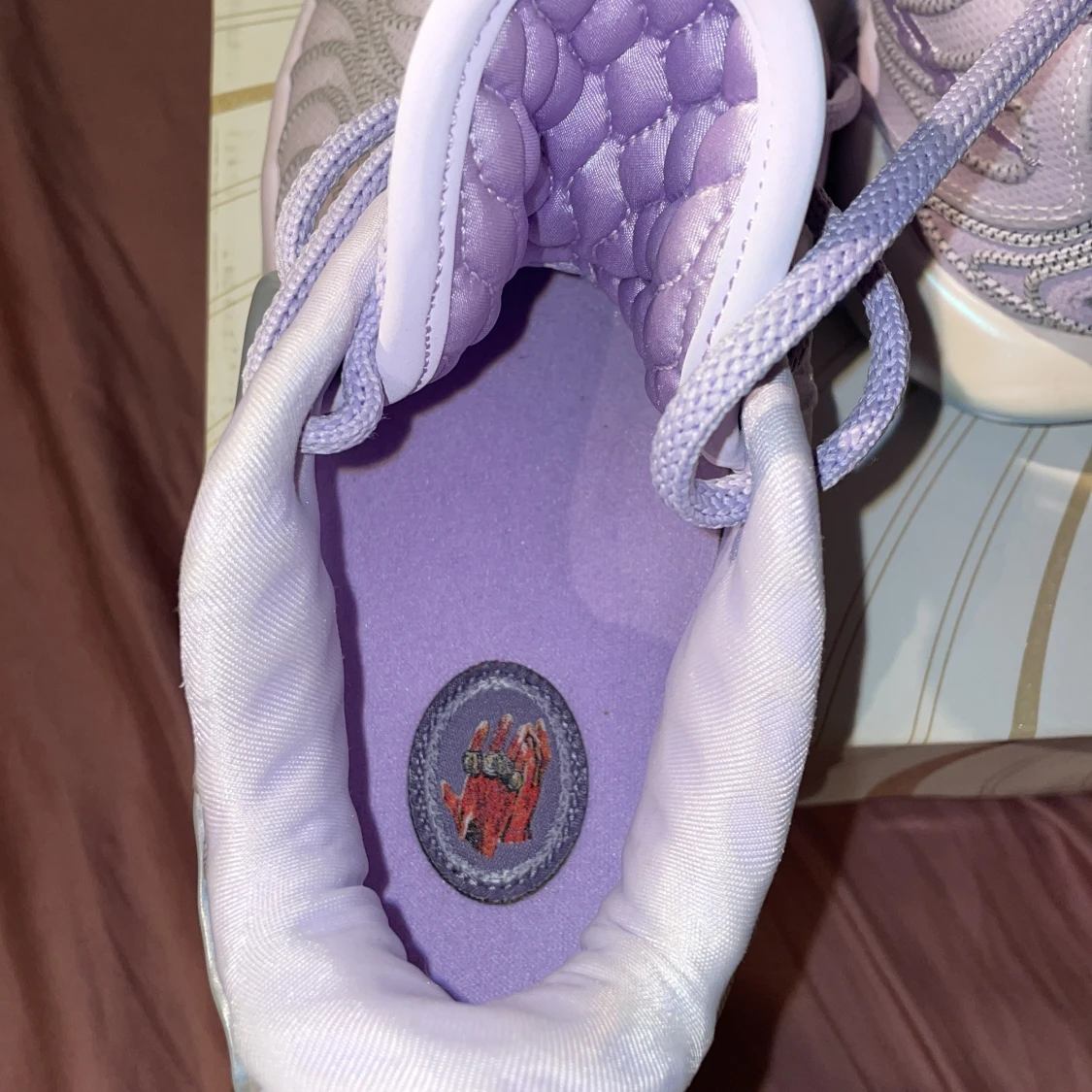 Nike sneakers i ljuslila mesh KÖP EJ - 3