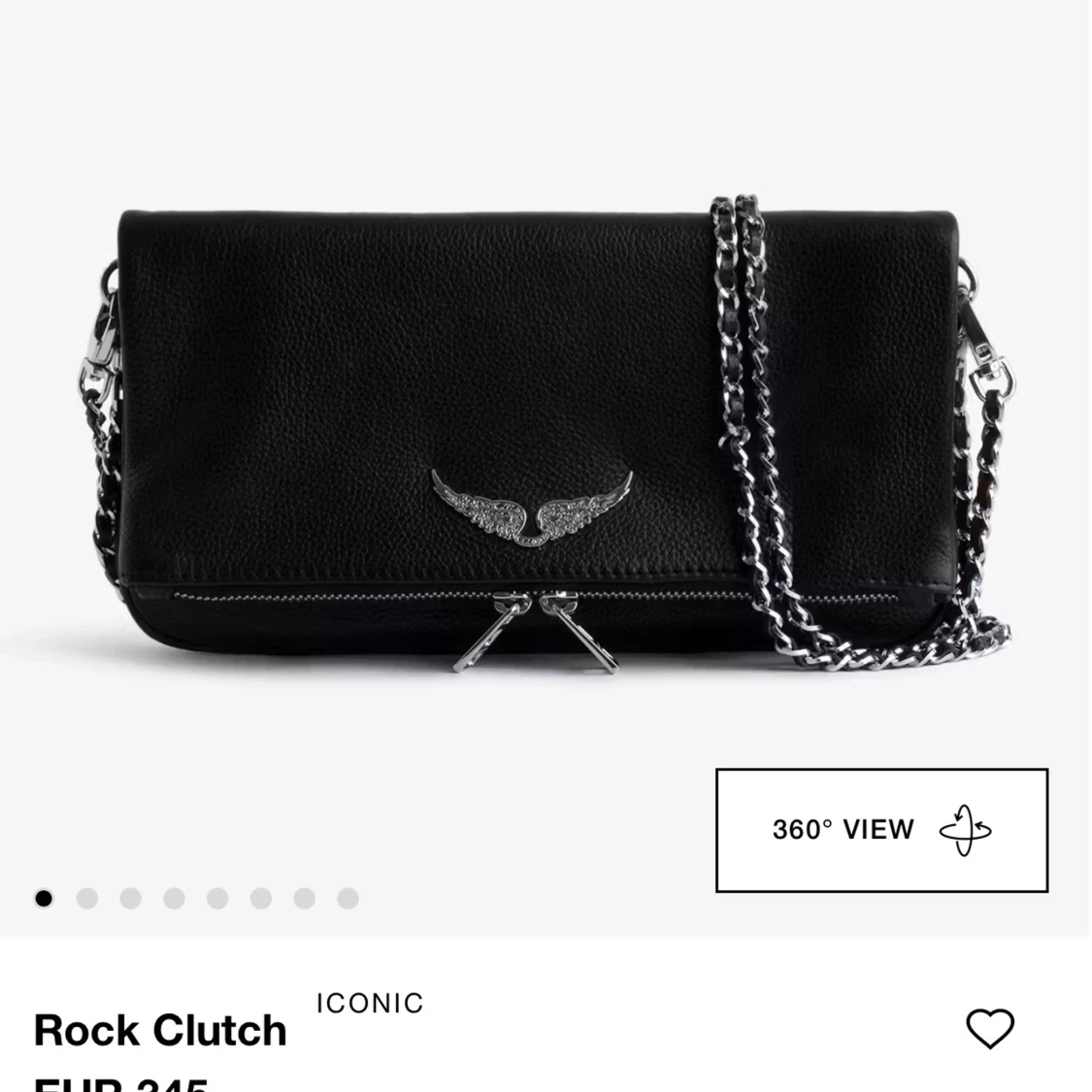 Svart Zadig & Voltaire väska 