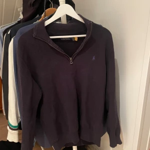 Ralph Lauren half zip t - Ralph Lauren half zip tröja, mörkblå