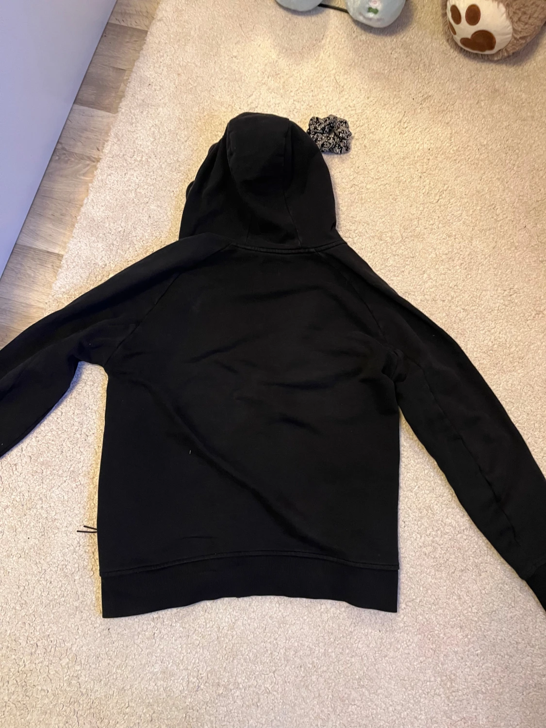 Svart hoodiejacka C.P. Company med goggles - 6