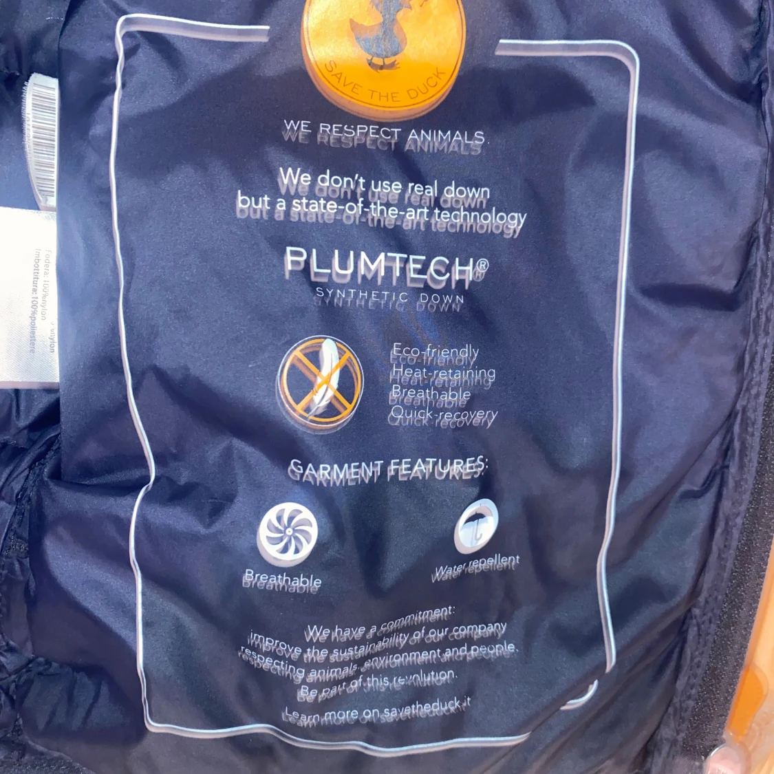 Mörkblå pufferjacka från Save The Duck - 2