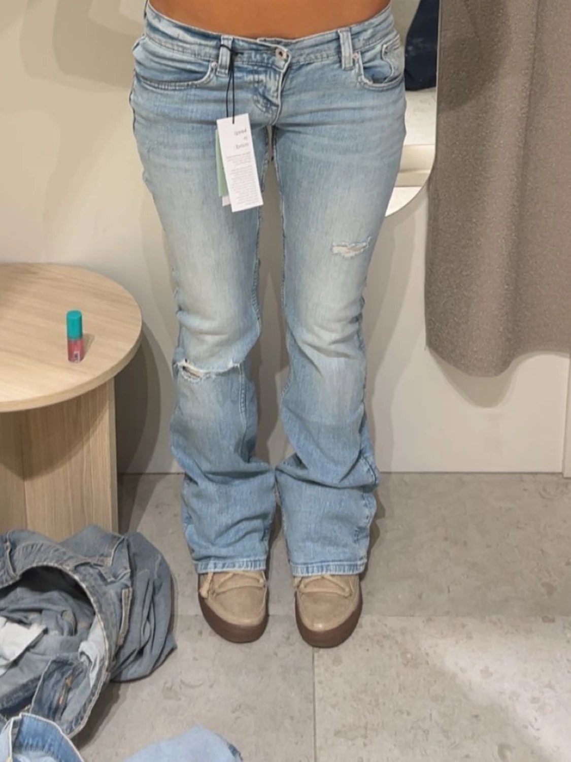 Lågmidjade jeans