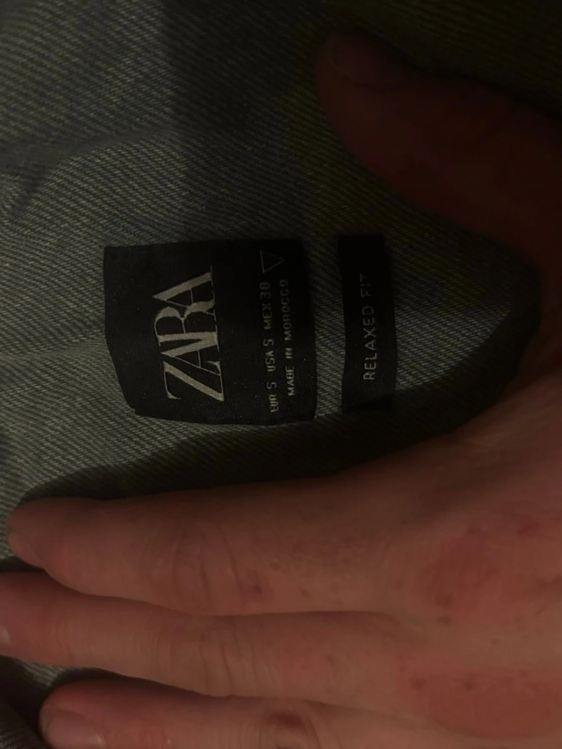 Ljusblå jeansjacka från Zara - 1