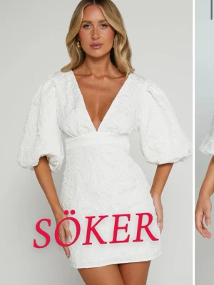 SÖKER DENNA KLÄNNING - Söker denna klänning i XS-S då jag gärna skulle vilja ha denna på min student🩷