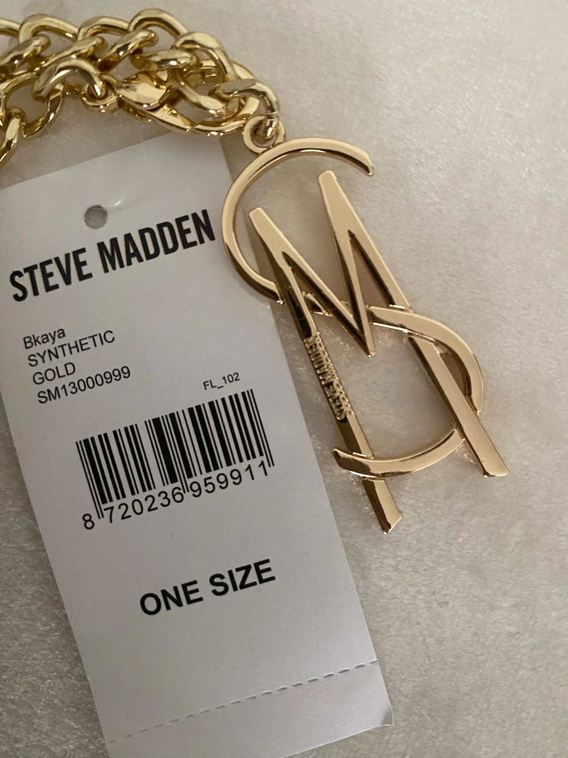 Guldig axelväska från Steve Madden - 3