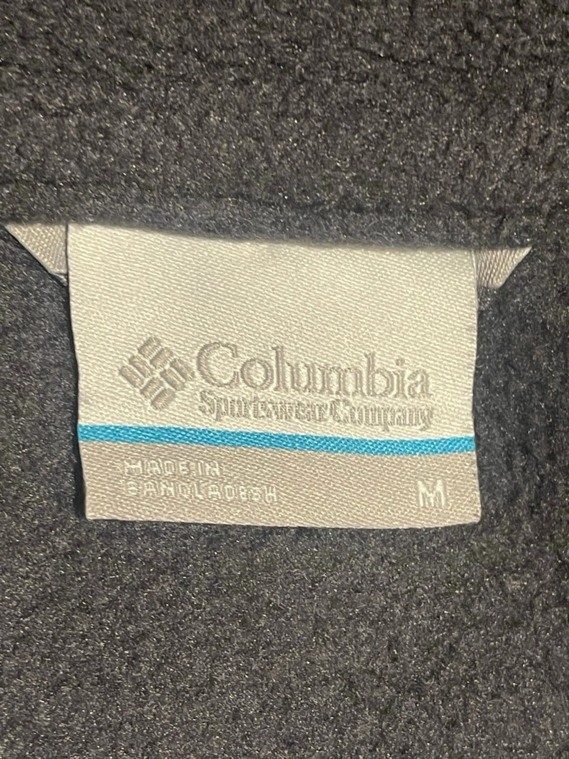 Mörkblå fleecejacka från Columbia stl M män - 3