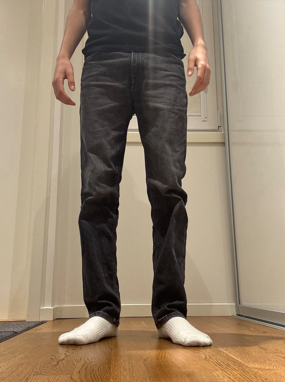 Svarta jeans Clark Regular fit 29/30
