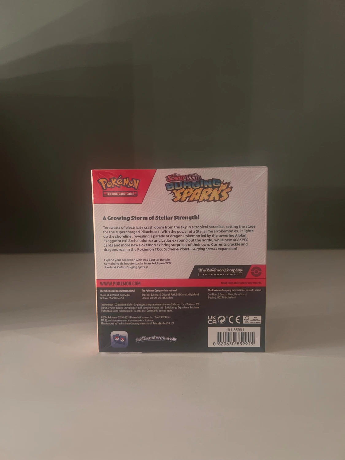 Pokémon Surging Sparks Booster Bundle - 1