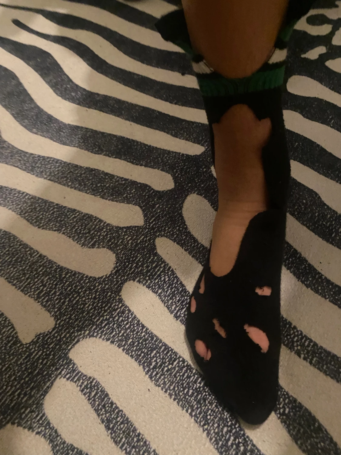 Signerad ninja low taper fade strumpa  - 3