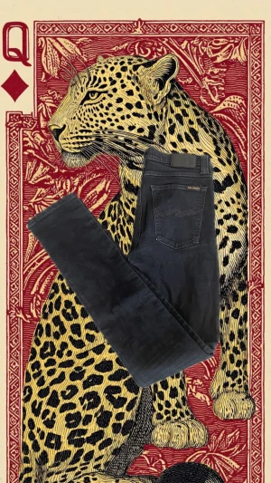 Svarta jeans från nudie jeans high kai 30/34 - Säljer ett par svarta skinny jeans från Nudie Jeans i modellen med klassiska bakfickor och diskret logga. Jeansen har smal passform, fem fickor och är tillverkade i stretchig bomull för en bekväm känsla. Perfekta för dig som gillar en clean och stilren look.