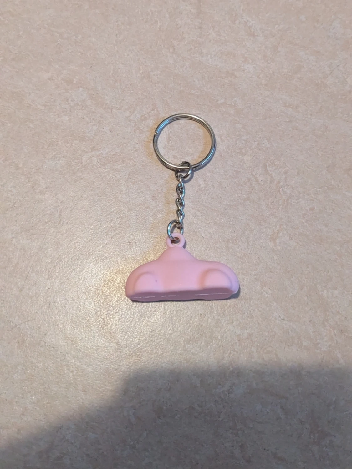 Nyckelring med rosa bil - 3