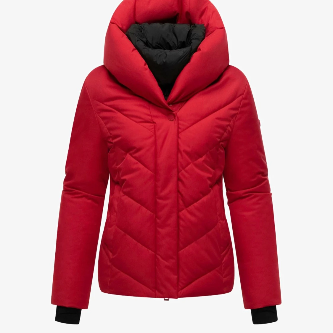 Röd pufferjacka från Marikoo