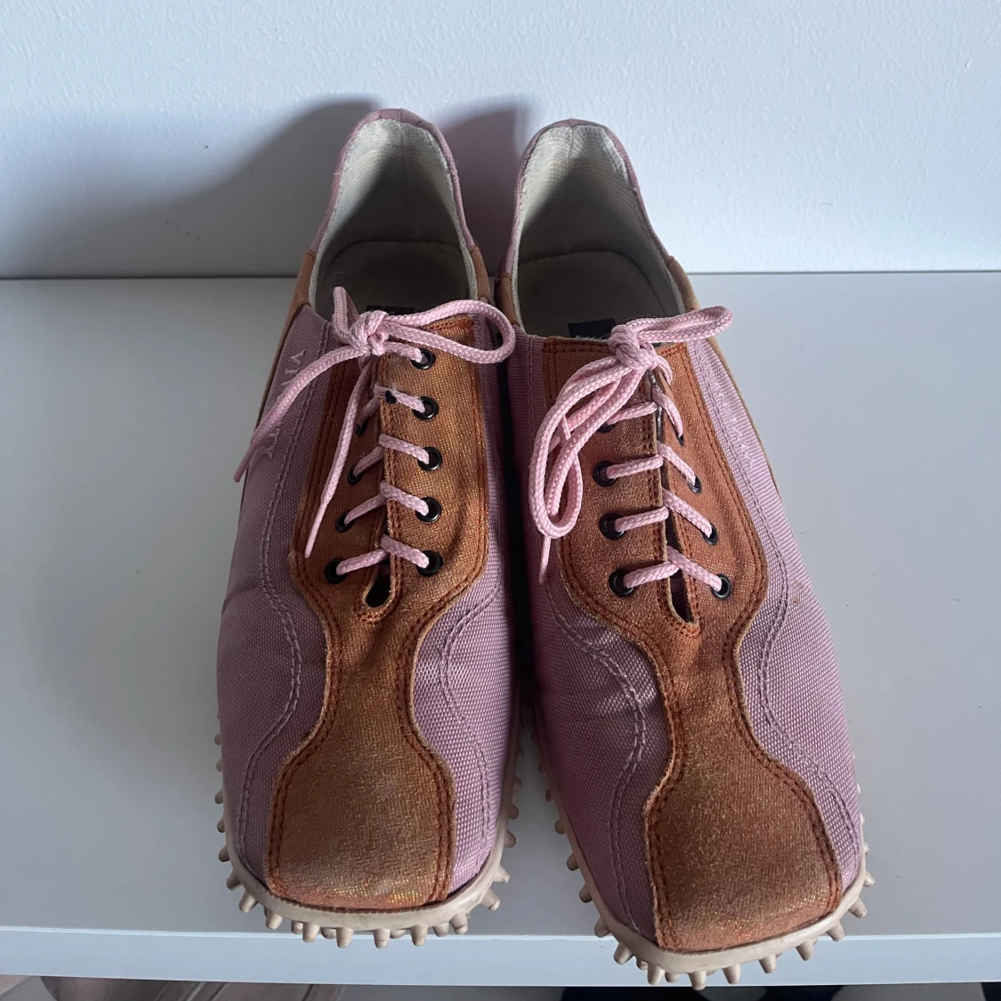 Viventy sneakers i rosa och brunt - 2