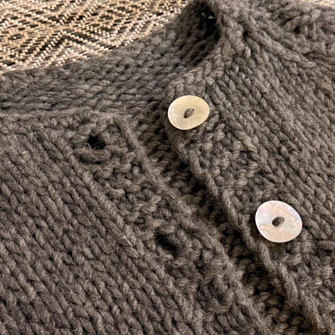 Cozy Gray Cardigan - 1