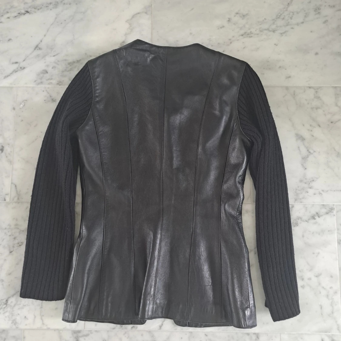 Elegant real leather jacket by Marc Aurel – size XS (36) - 2