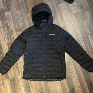 Svart jacka från Peak Performance - Säljer en svart herr dunjacka från Peak Performance med huva och dragkedja framtill. Jackan har quiltad design och två sidofickor med dragkedja. Perfekt nu för höstens kalla dagar och har en   snygg logga på bröstet. Storleken är 160 och har skicket 9/10. Har ni några frågor eller vill se någon mer bild är det bara att fråga!🤗