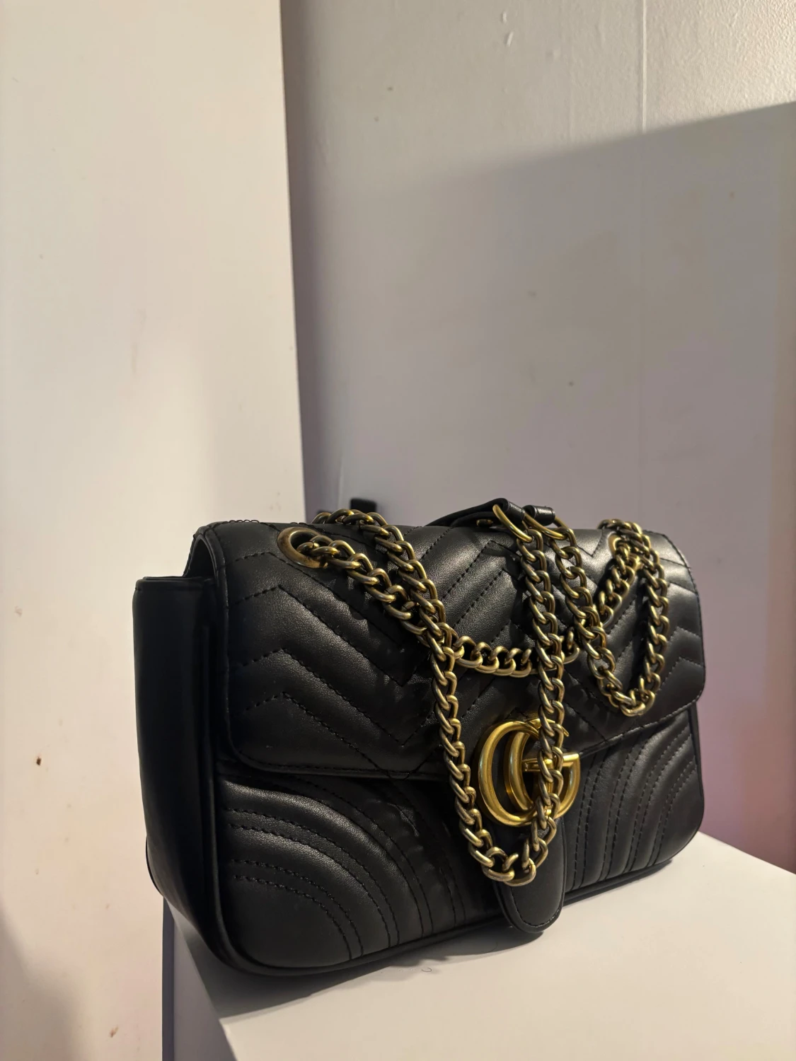 Svart  axel väska GG logga - 1