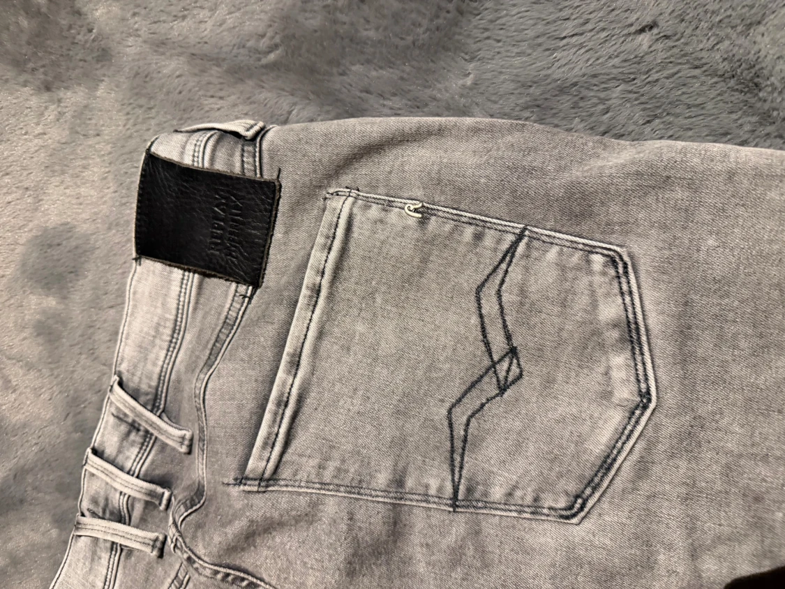Replay Hyperflex Anbass grå jeans 32/32. - 5