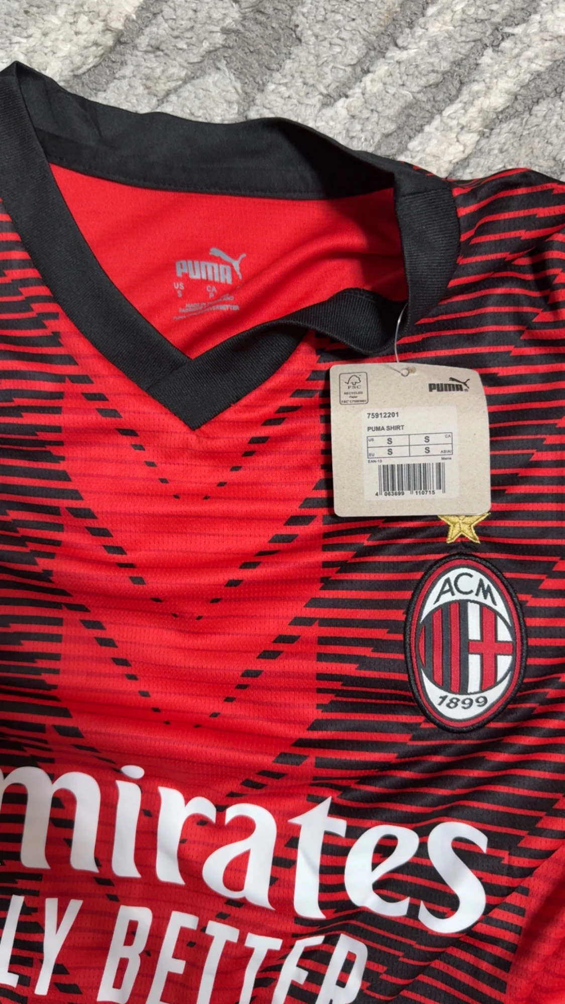 Ac Milan t shirt - 1