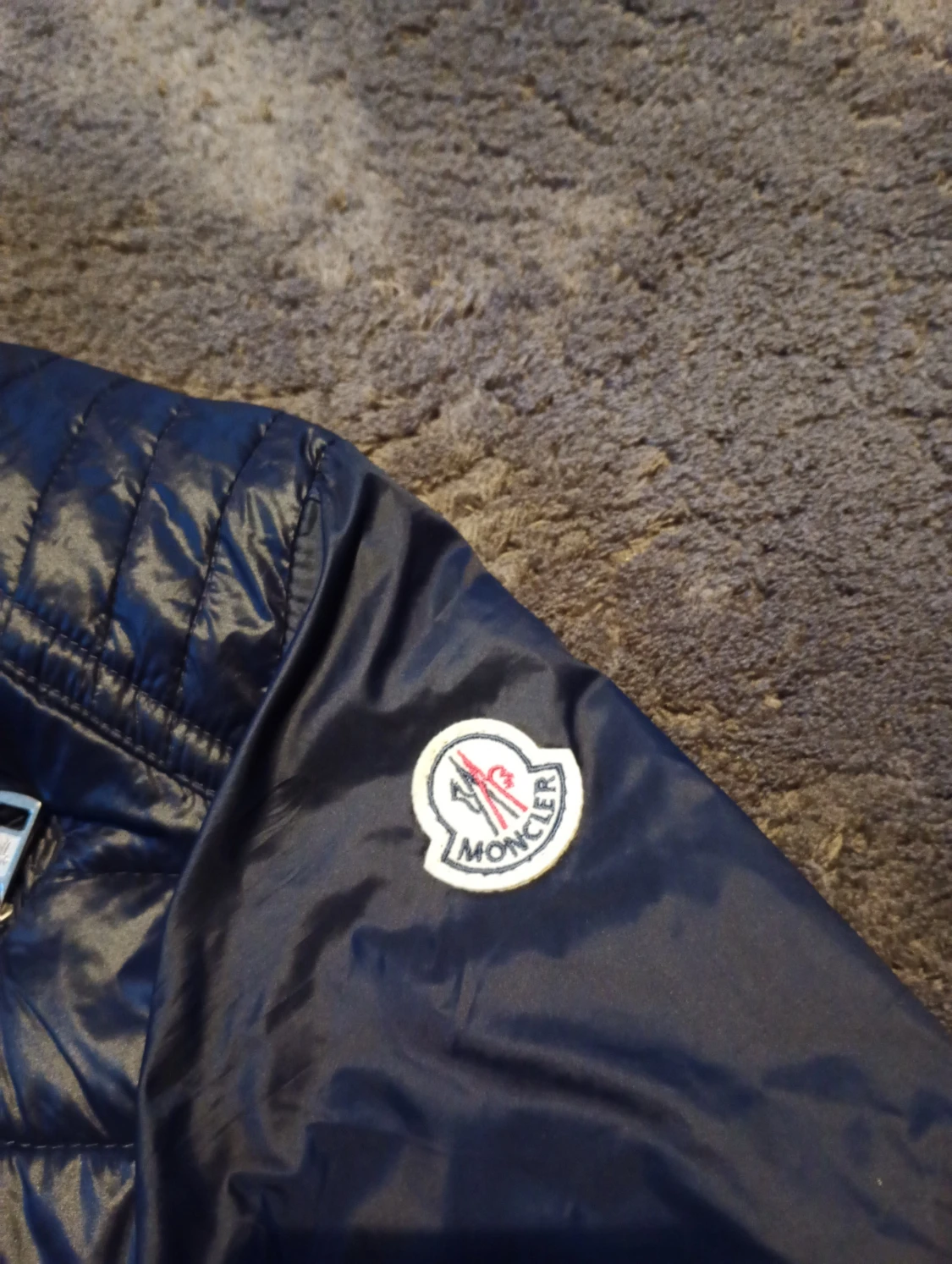 Moncler puffer cardigan - 1