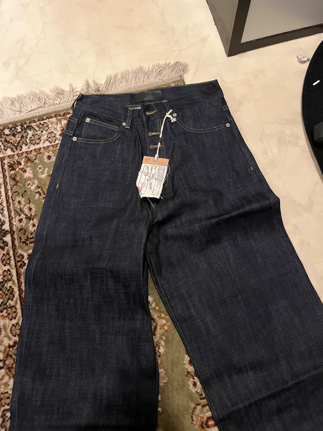 Raw Denim Japanese Loose fit Jeans  - 1