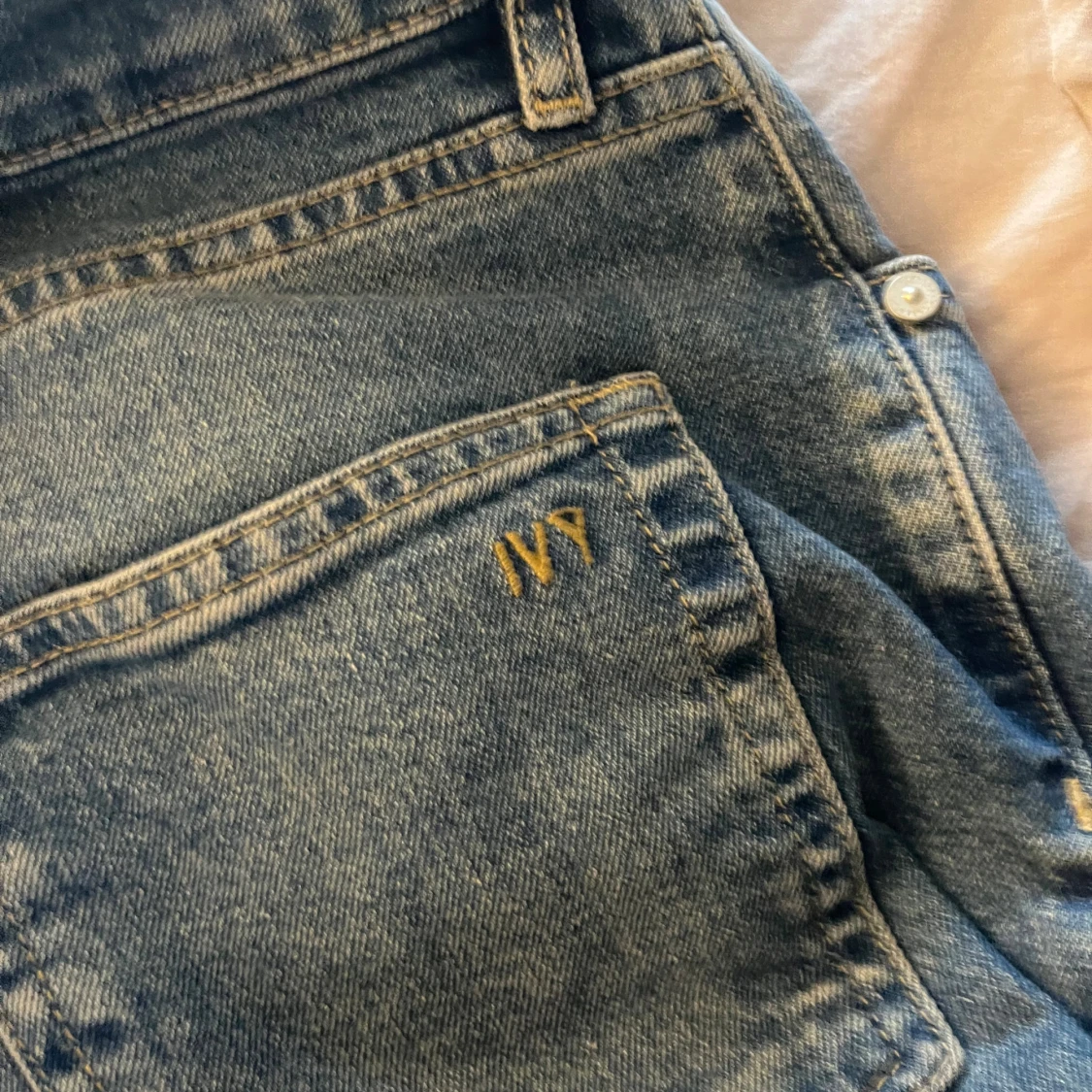 Blå wide jeans från IVY, storlek 25 - 3