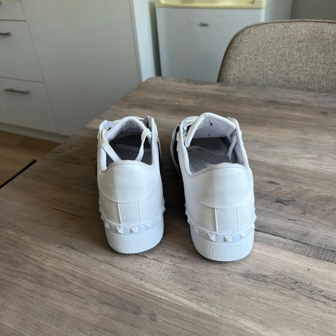 Valentino Garavani Open sneakers vit/svart k0pia - 2