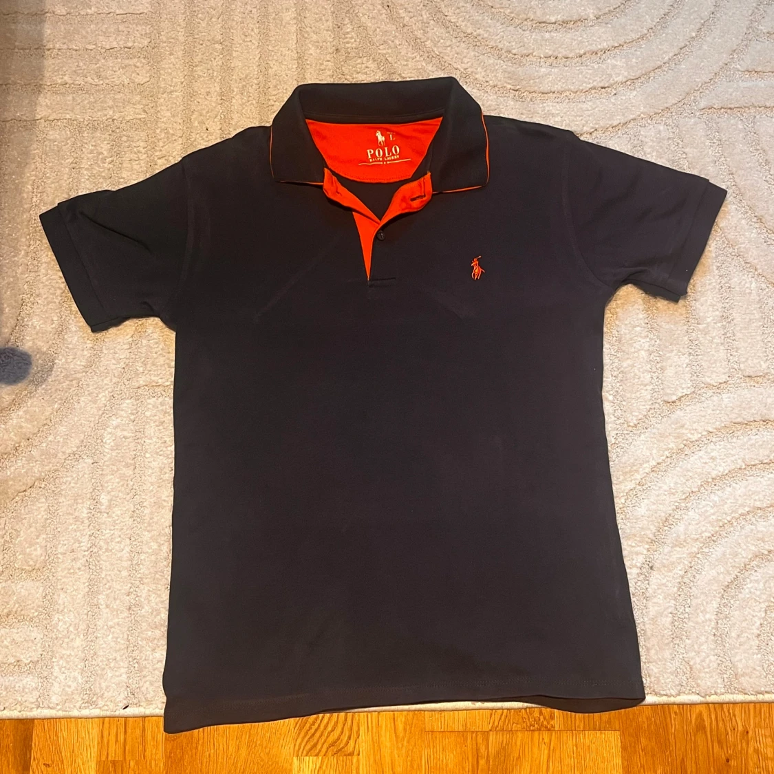 Svart och orange pikétröja Polo Ralph Lauren - 1