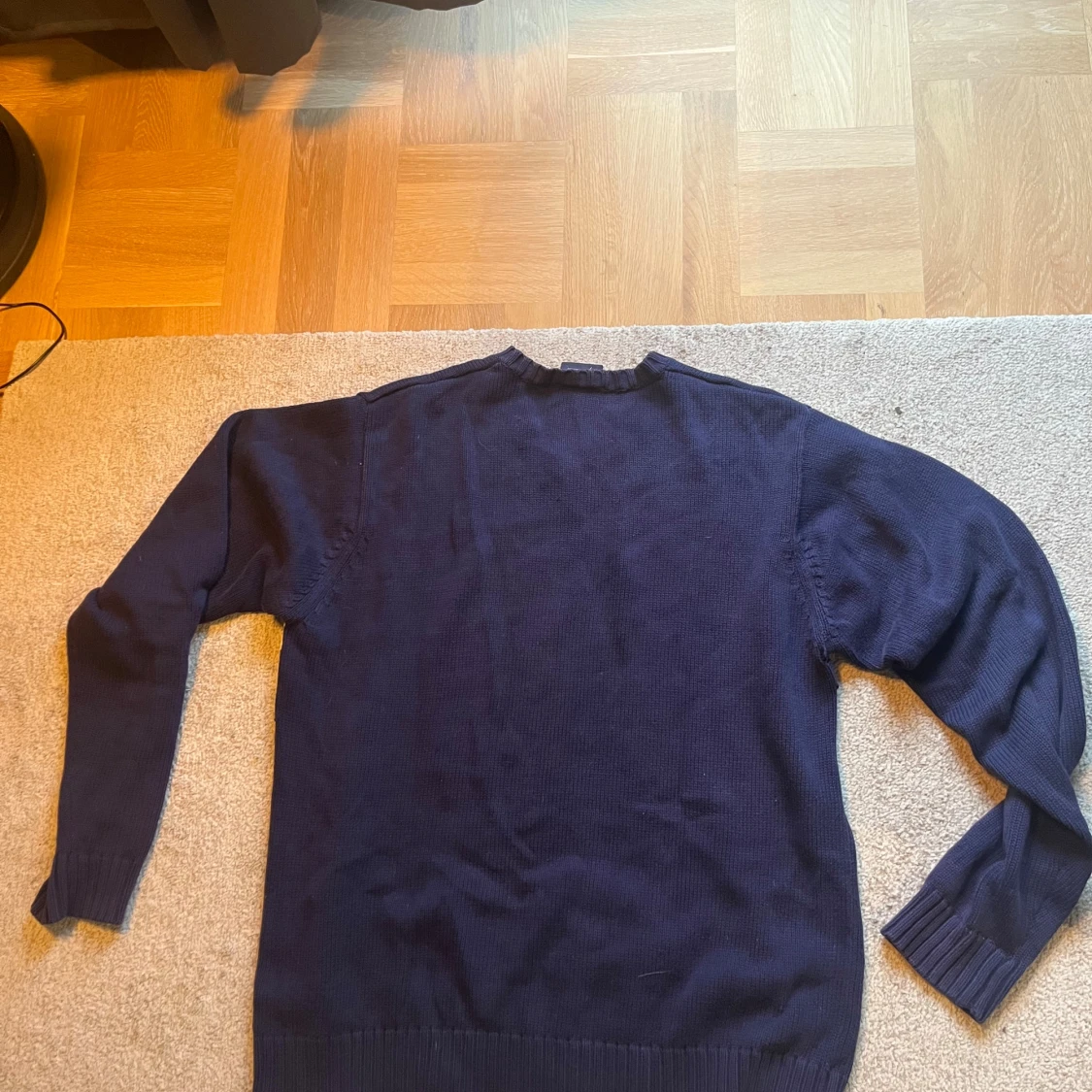 Vintage stickad Peak Performance tröja XL - 1