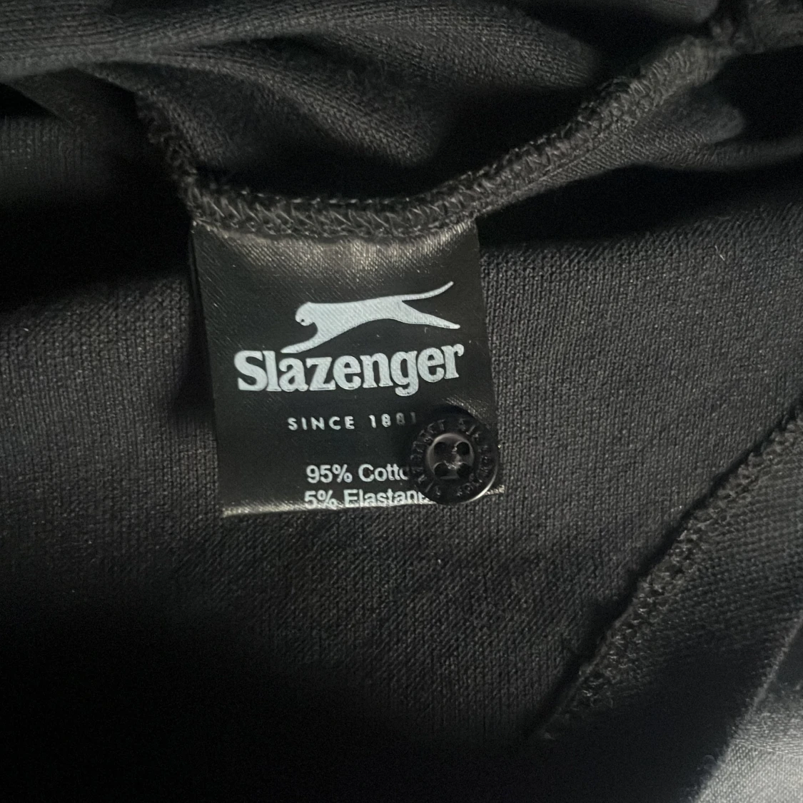 Svart pikétröja från Slazenger S - 3