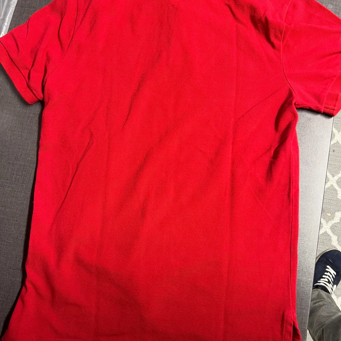 Röd Ralph Lauren piké  - 3