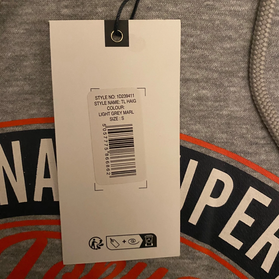  NY Grå hoodie Tokyo Laundry S - 2