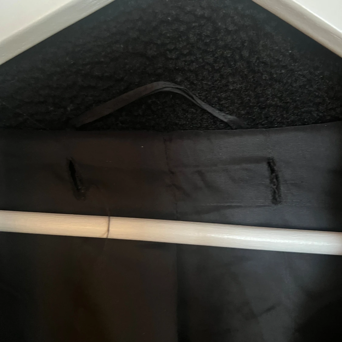 Svart teddyjacka med dragkedja - 4