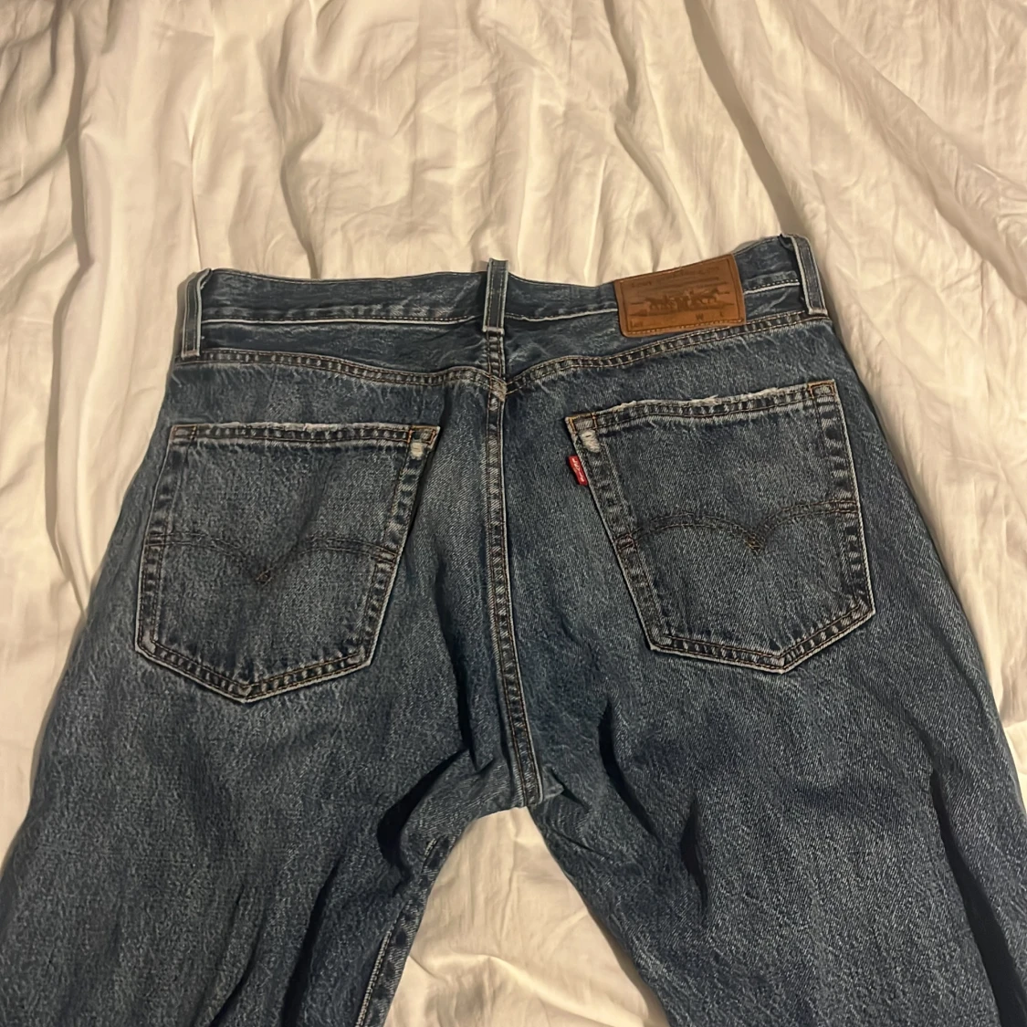 Levi's 501 blå jeans straight fit - 1