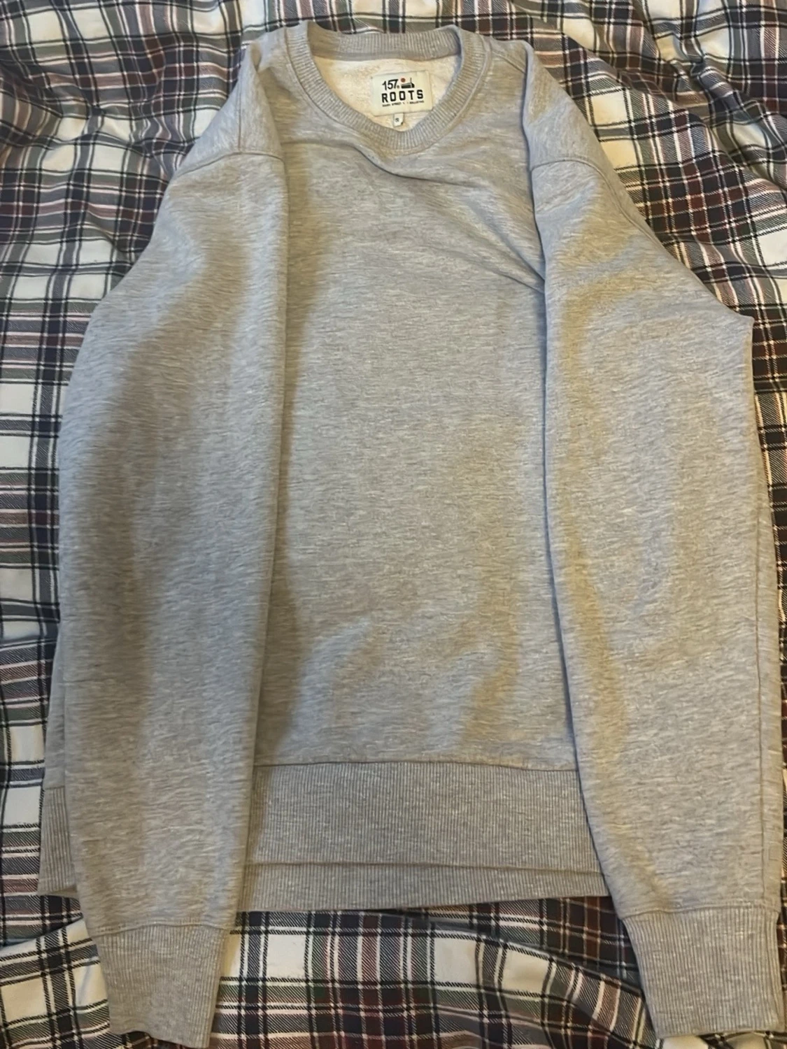 Grå sweatshirt från Roots