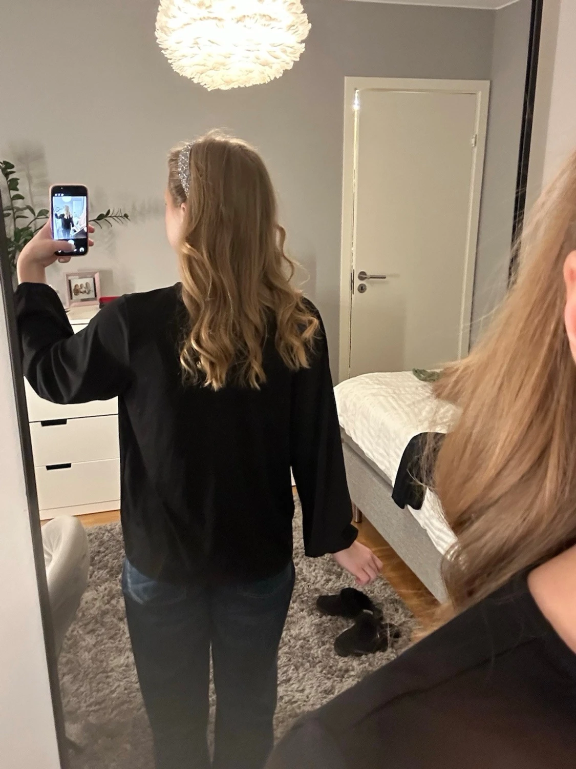 Svart blus från HM - 1