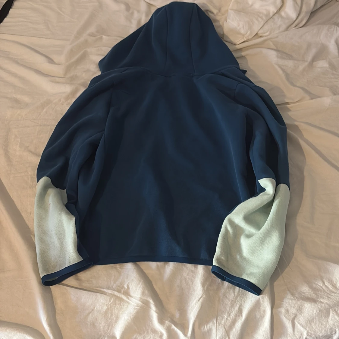 Blå Nike hoodie med dragkedja XL - 2
