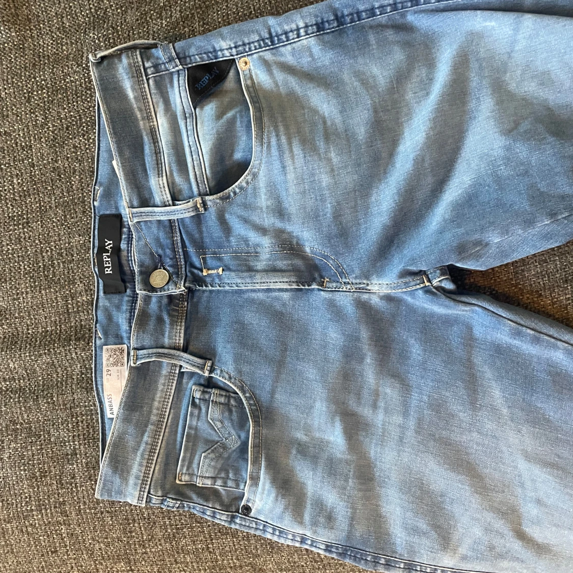 Replay Hyperflex ljusblå jeans - 2