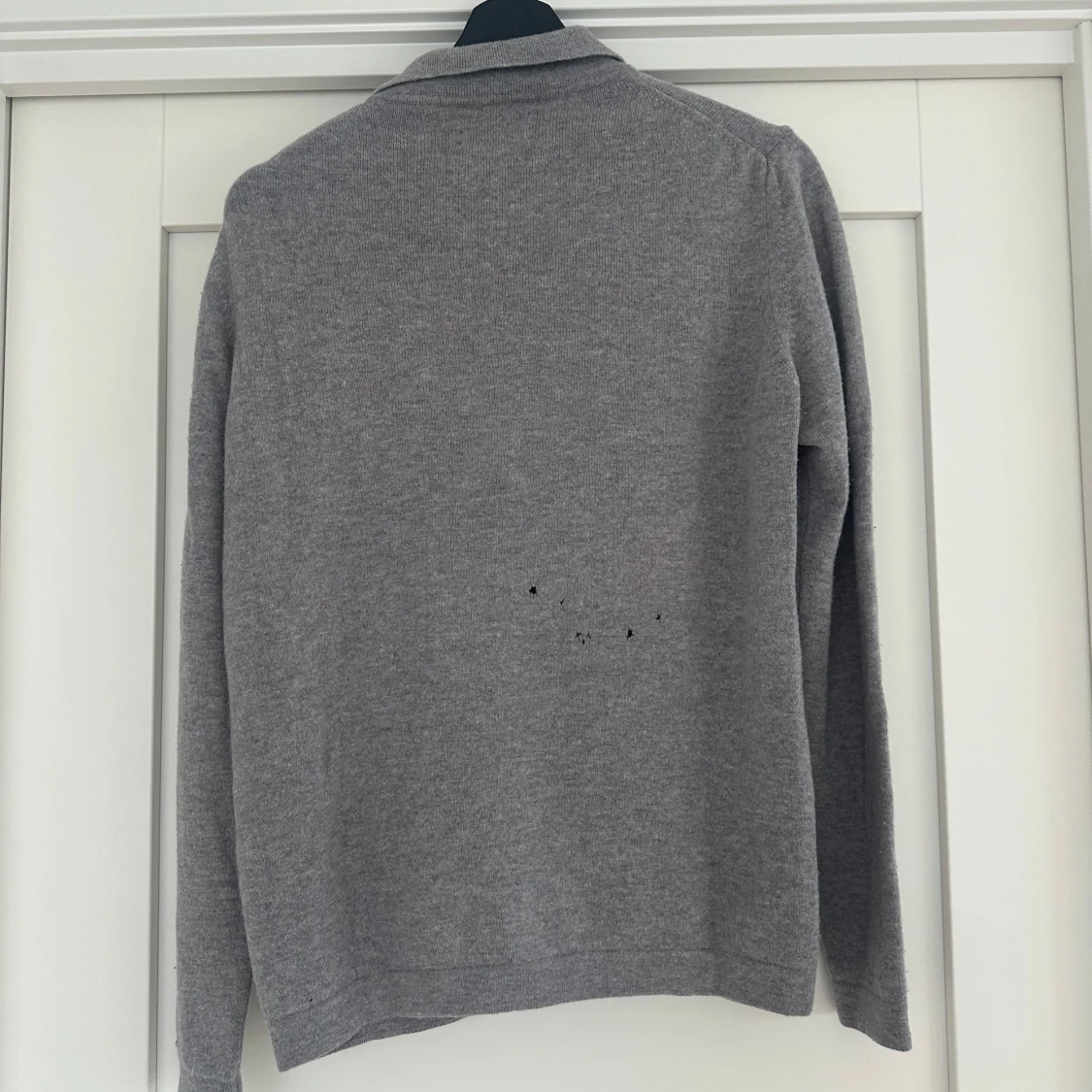 Grå kofta i lammull från Gant - 2