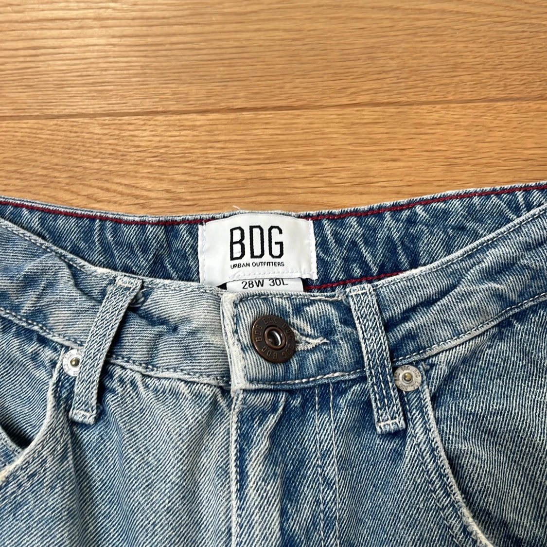 Ljusblå wide jeans från Urban outfiters BDG - 4