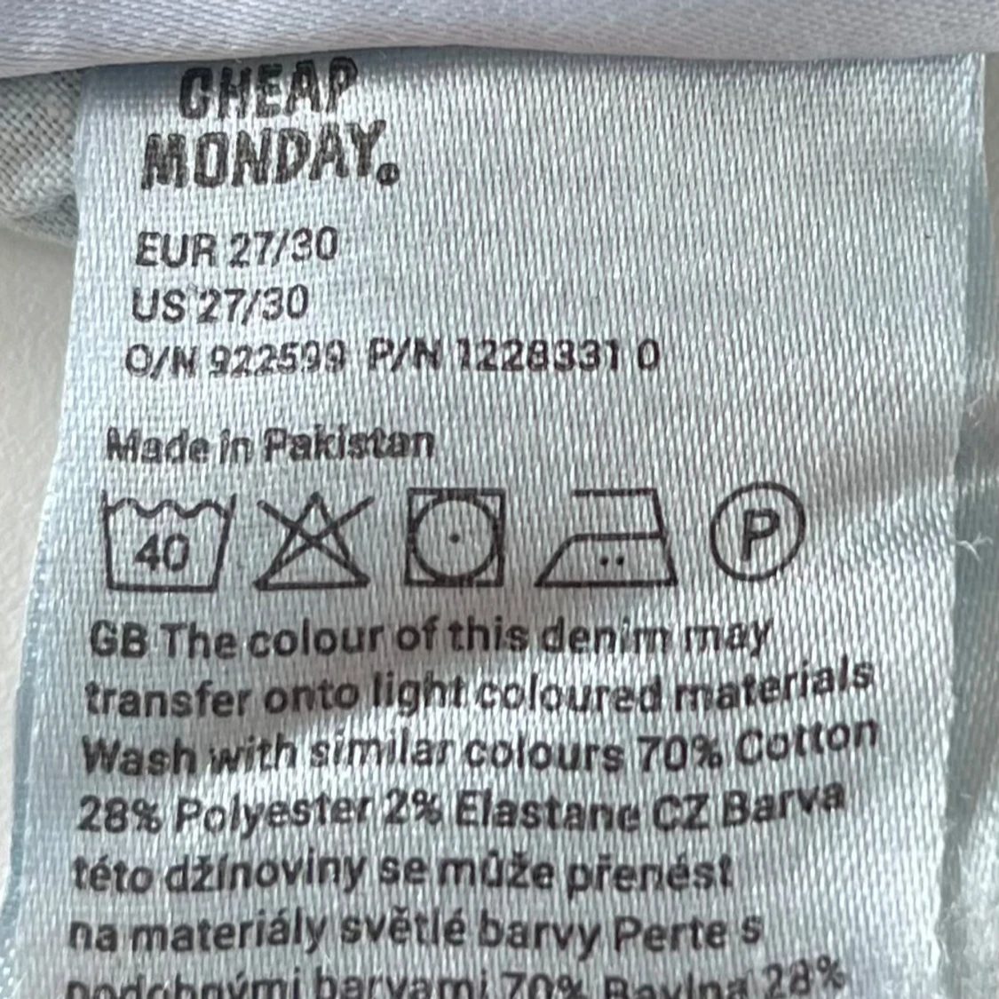 Blå bootcut jeans från Cheap Monday - 2