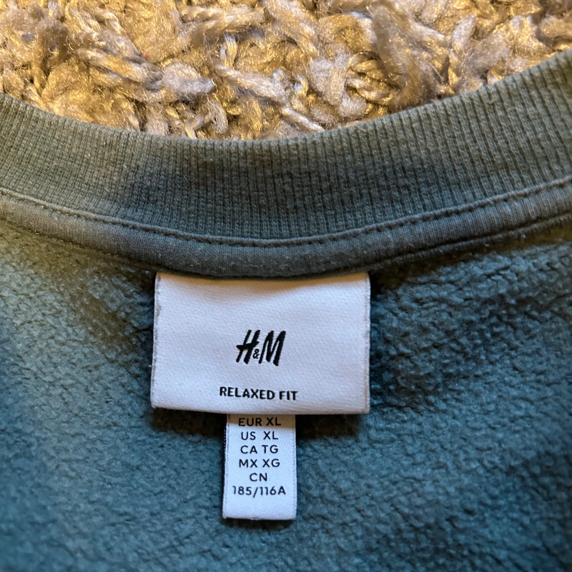 Grön sweatshirt med tryck - 3