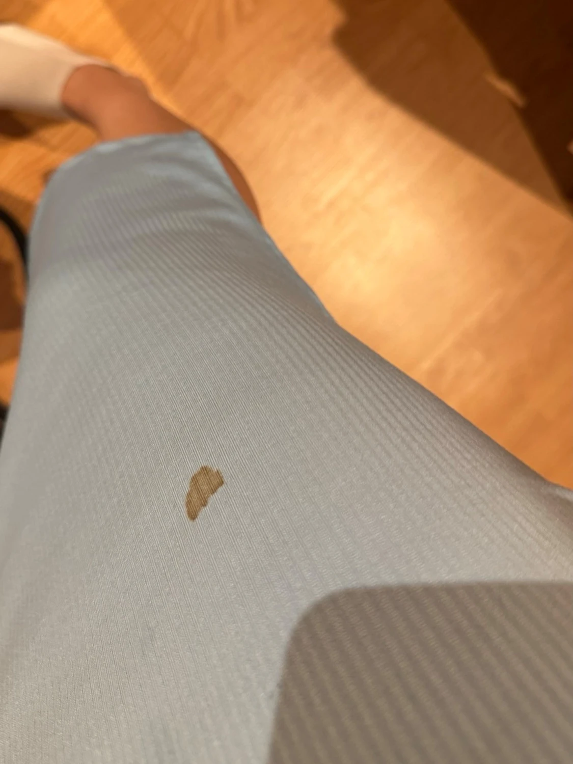 Ljusblå ribbad set - 2