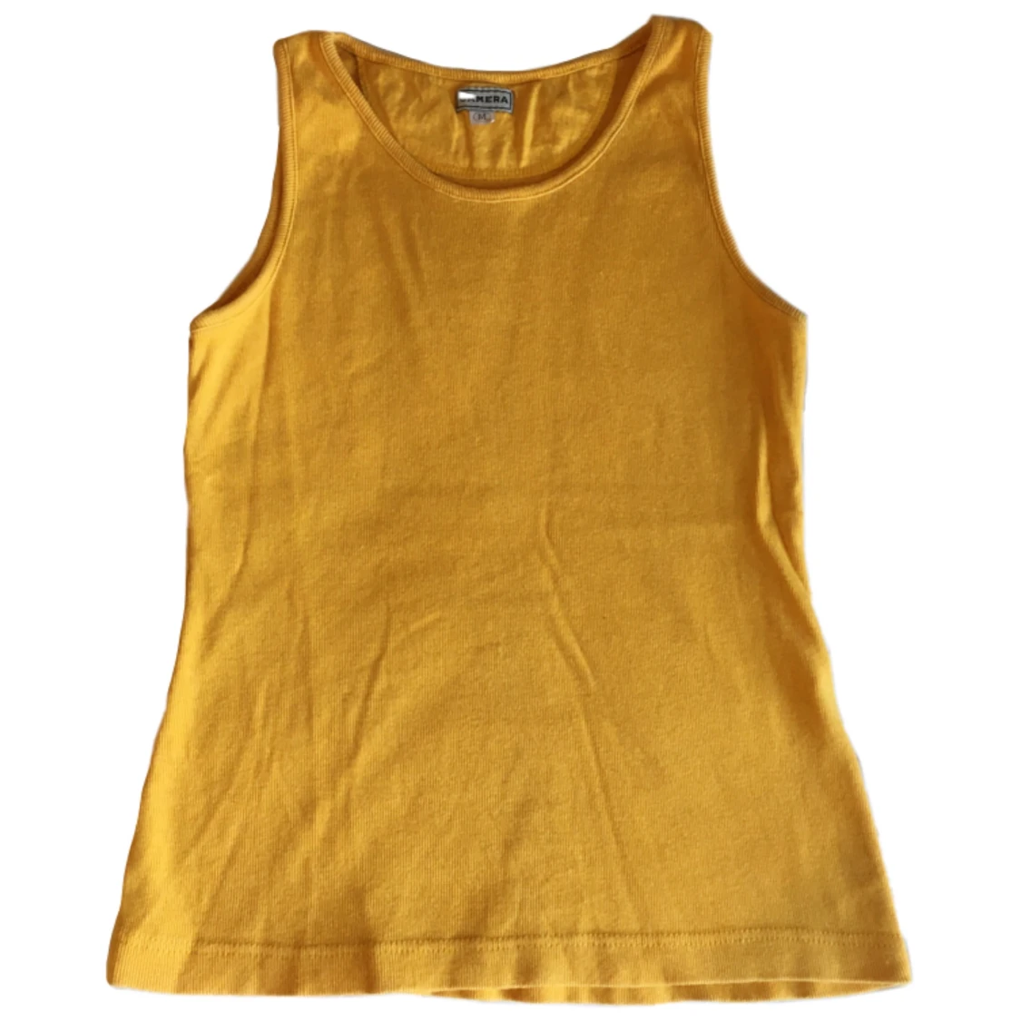 Vintage ribbat orange linne/ topp