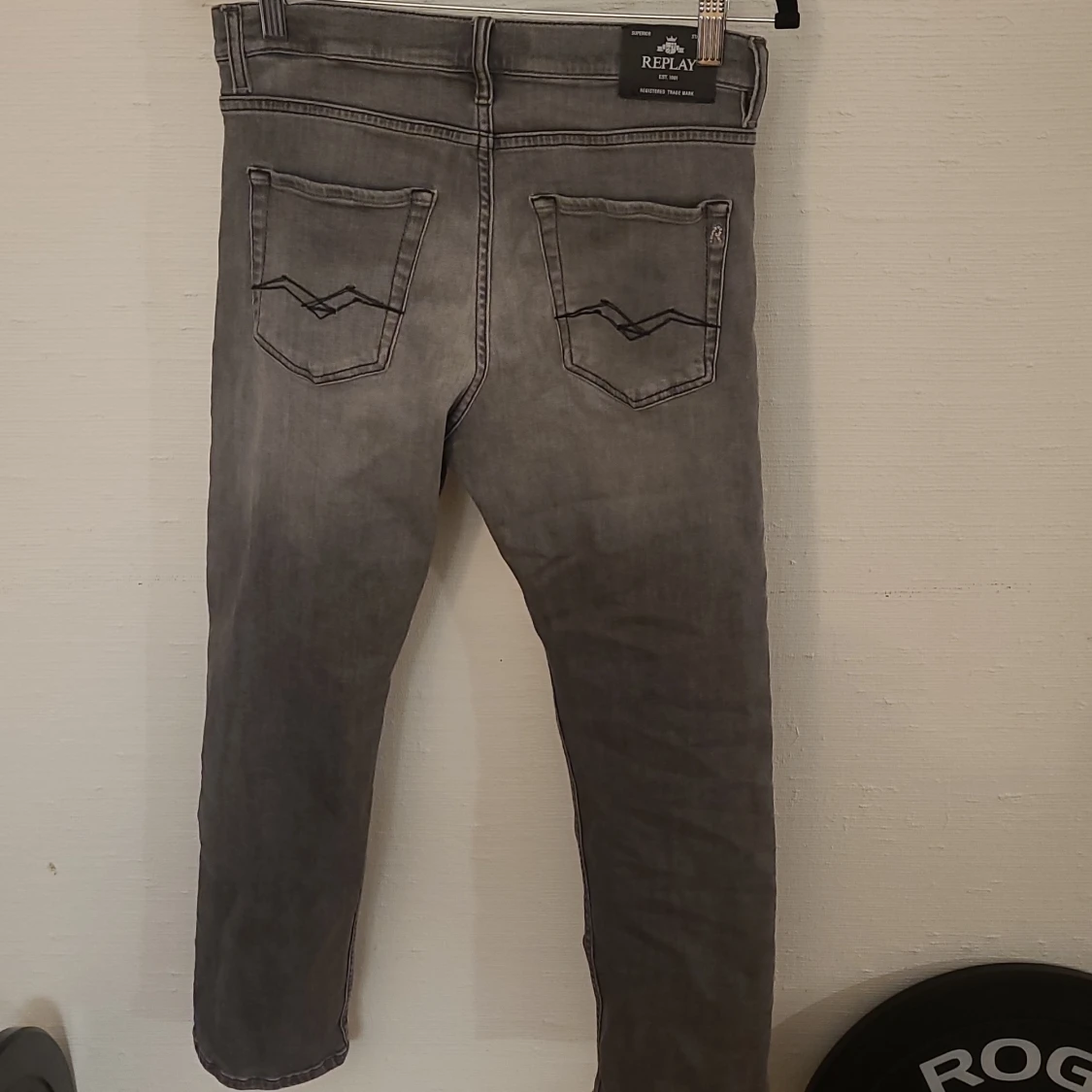 Grå jeans Replay Thad 14A - 1