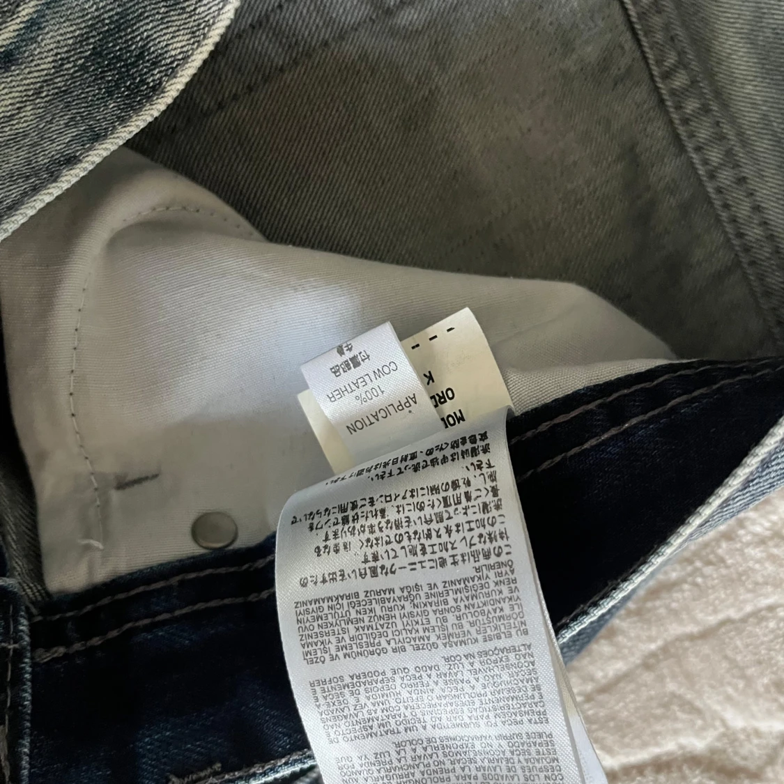 Diesel jeans i tvättad blå denim - 4