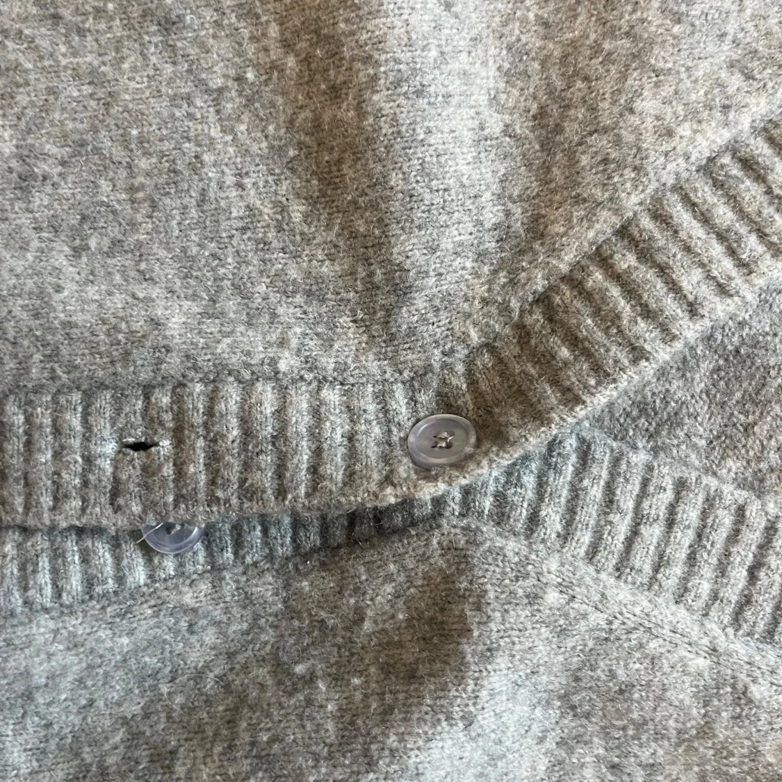 Grå kofta från Zara i ullmix - 2